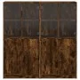 Regal aus geräuchertem Eichenholz mit Türen, 136x37x142 cm. von , Sideboards - Ref: Foro24-3206528, Preis: 264,43 €, Rabatt: %