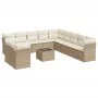 Set de sofás de jardín 12 pzas y cojines ratán sintético marrón by , Garden sets - Ref: Foro24-3217888, Price: 861,64 €, Disc...
