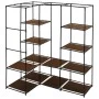 Brauner Eckschrank 130x87x169 cm von vidaXL, Kleiderschränke - Ref: Foro24-282450, Preis: 57,11 €, Rabatt: %