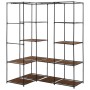 Brauner Eckschrank 130x87x169 cm von vidaXL, Kleiderschränke - Ref: Foro24-282450, Preis: 47,34 €, Rabatt: %