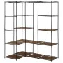 Brauner Eckschrank 130x87x169 cm von vidaXL, Kleiderschränke - Ref: Foro24-282450, Preis: 57,11 €, Rabatt: %