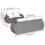 Set de sofás de jardín 6 piezas y cojines ratán sintético negro by , Garden sets - Ref: Foro24-3221095, Price: 442,92 €, Disc...