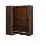 Brauner Eckschrank 130x87x169 cm von vidaXL, Kleiderschränke - Ref: Foro24-282450, Preis: 57,11 €, Rabatt: %