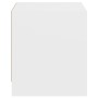Nachttisch mit weißer Glastür 35x37x42 cm von , Nachttische - Ref: Foro24-836343, Preis: 24,82 €, Rabatt: %
