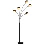 Black and gold floor lamp 5 x E14 200 cm by vidaXL, Lamps - Ref: Foro24-282418, Price: 124,25 €, Discount: %
