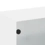 Wandschrank mit 2 Glastüren, weiß, 68,5x37x35 cm. von , Schließfächer und Lagerschränke - Ref: Foro24-836498, Preis: 79,73 €,...