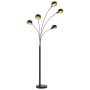 Black and gold floor lamp 5 x E14 200 cm by vidaXL, Lamps - Ref: Foro24-282418, Price: 124,25 €, Discount: %