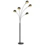 Schwarz-goldene Stehleuchte 5 x E14 200 cm von vidaXL, Lampen - Ref: Foro24-282418, Preis: 118,92 €, Rabatt: %