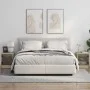Mesitas noche con puertas vidrio 2 uds roble Sonoma 35x37x42 cm by , Nightstands - Ref: Foro24-836348, Price: 39,86 €, Discou...