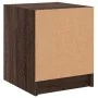 Nachttisch mit Glastür in brauner Eiche 35x37x42 cm. von , Nachttische - Ref: Foro24-836355, Preis: 24,78 €, Rabatt: %