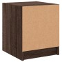 Nachttisch mit Glastür in brauner Eiche 35x37x42 cm. von , Nachttische - Ref: Foro24-836355, Preis: 29,25 €, Rabatt: %
