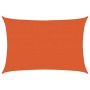 Toldo de vela naranja HDPE 160 g/m² 3,5x4,5 m