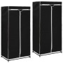 Schränke 2 Stück schwarz 75x50x160 cm von vidaXL, Kleiderschränke - Ref: Foro24-282441, Preis: 47,82 €, Rabatt: %