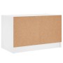 TV-Möbel mit weißen Glastüren 68x37x42 cm von , TV-Möbel - Ref: Foro24-836357, Preis: 39,16 €, Rabatt: %