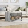 Mesa de centro con puertas de vidrio gris Sonoma 68x50x42 cm by , Coffee table - Ref: Foro24-836369, Price: 45,16 €, Discount: %
