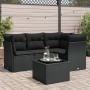 5-piece garden furniture set and black synthetic rattan cushions by , Garden sets - Ref: Foro24-3249424, Price: 354,23 €, Dis...