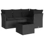 5-piece garden furniture set and black synthetic rattan cushions by , Garden sets - Ref: Foro24-3249424, Price: 342,51 €, Dis...