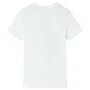 Short-sleeved children's t-shirt in cream color, size 128. by , Kids T-shirts - Ref: Foro24-11812, Price: 8,12 €, Discount: %