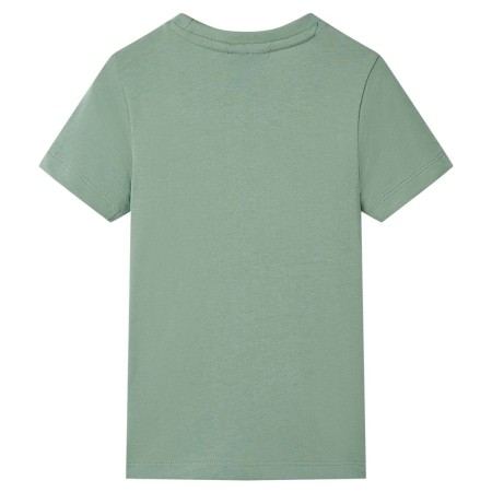 Camiseta de manga corta infantil caqui 140 de , Camisetas para niños - Ref: Foro24-11838, Precio: 7,96 €, Descuento: %