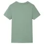 Khaki Kinder Kurzarm-T-Shirt 140 von , Kinder-T-Shirts - Ref: Foro24-11838, Preis: 7,88 €, Rabatt: %