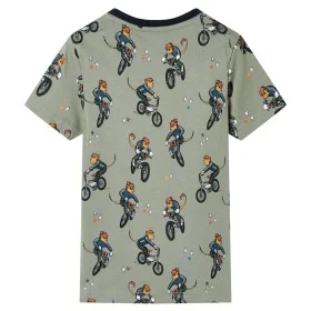 Light khaki short-sleeved children's pajamas size 104 by , Children's pajamas - Ref: Foro24-11865, Price: 11,24 €, Discount: %