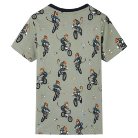 Pijama de manga corta infantil caqui claro 104 de , Pijamas de niños - Ref: Foro24-11865, Precio: 10,93 €, Descuento: %