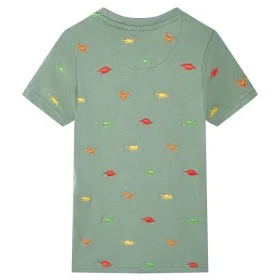 Khakifarbenes Kinder-Kurzarm-T-Shirt 116 von , Kinder-T-Shirts - Ref: Foro24-11766, Preis: 9,63 €, Rabatt: %