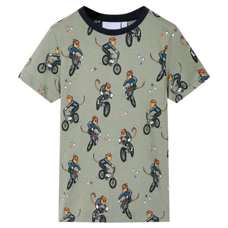Pijama de manga corta infantil caqui claro 116 de , Pijamas de niños - Ref: Foro24-11866, Precio: 10,93 €, Descuento: %