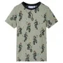 Hellkhakifarbener Kinder-Kurzarmpyjama 116 von , Kinderpyjamas - Ref: Foro24-11866, Preis: 11,24 €, Rabatt: %