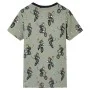 Hellkhakifarbener Kinder-Kurzarmpyjama 116 von , Kinderpyjamas - Ref: Foro24-11866, Preis: 11,24 €, Rabatt: %