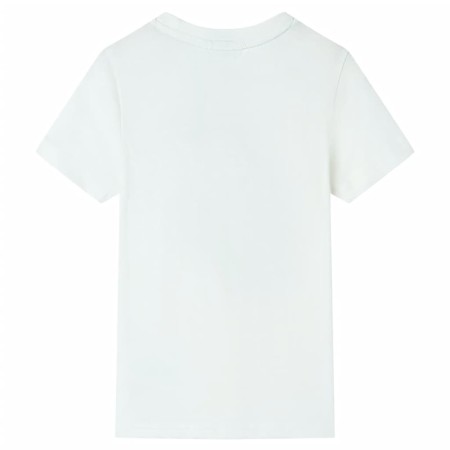 Kurzarm-T-Shirt für Kinder in der Farbe Ecru 140 von , Kinder-T-Shirts - Ref: Foro24-11813, Preis: 8,20 €, Rabatt: %
