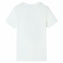 Kurzarm-T-Shirt für Kinder in der Farbe Ecru 140 von , Kinder-T-Shirts - Ref: Foro24-11813, Preis: 8,20 €, Rabatt: %