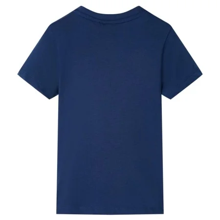 Dunkelblaues kurzärmeliges Kinder-T-Shirt 128 von , Kinder-T-Shirts - Ref: Foro24-11942, Preis: 8,32 €, Rabatt: %