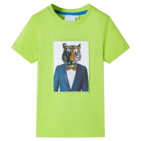 Children's short-sleeved t-shirt in lime color 104 by , Kids T-shirts - Ref: Foro24-11935, Price: 8,32 €, Discount: %