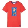 Kurzarm-Kinder-T-Shirt in Rot, Größe 128. von , Kinder-T-Shirts - Ref: Foro24-11842, Preis: 7,88 €, Rabatt: %