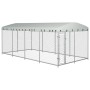 Außenzwinger mit Dach 8x4x2,3 m von vidaXL, Hundehütten und Zäune - Ref: Foro24-144937, Preis: 692,25 €, Rabatt: %