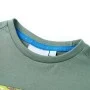 Kurzarm-Kinder-T-Shirt in Khaki, Größe 128. von , Kinder-T-Shirts - Ref: Foro24-11837, Preis: 7,88 €, Rabatt: %
