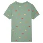 Kurzarm-Kinder-T-Shirt in Khaki, Größe 128. von , Kinder-T-Shirts - Ref: Foro24-11767, Preis: 9,63 €, Rabatt: %