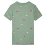 Kurzarm-Kinder-T-Shirt in Khaki, Größe 128. von , Kinder-T-Shirts - Ref: Foro24-11767, Preis: 9,72 €, Rabatt: %