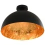 Lámparas de techo 2 uds semiesféricas negro y dorado E27 de vidaXL, Lámparas - Ref: Foro24-50873, Precio: 73,86 €, Descuento: %