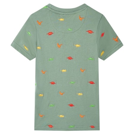 Kurzarm-Kinder-T-Shirt in Khaki, Größe 104. von , Kinder-T-Shirts - Ref: Foro24-11765, Preis: 9,72 €, Rabatt: %