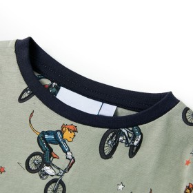 Pijama de manga corta infantil caqui claro 140 de , Pijamas de niños - Ref: Foro24-11868, Precio: 11,35 €, Descuento: %