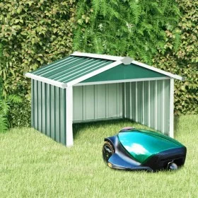 Cobertizo para cortacésped acero galvanizado verde 92x97x63 cm de , Cobertizos - Ref: Foro24-150907, Precio: 74,27 €, Descuen...
