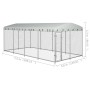 Außenzwinger mit Dach 8x4x2,3 m von vidaXL, Hundehütten und Zäune - Ref: Foro24-144937, Preis: 692,25 €, Rabatt: %