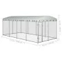 Outdoor kennel with roof 8x4x2.3 m by vidaXL, Dog kennels and fences - Ref: Foro24-144937, Price: 731,75 €, Discount: %