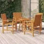 Garden dining chairs 4 pcs solid acacia wood by , Garden chairs - Ref: Foro24-3155975, Price: 360,89 €, Discount: %