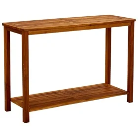Solid acacia wood garden console table 110x40x75 cm by , Garden tables - Ref: Foro24-316406, Price: 126,45 €, Discount: %