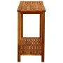 Solid acacia wood garden console table 110x40x75 cm by , Garden tables - Ref: Foro24-316406, Price: 126,45 €, Discount: %