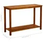 Solid acacia wood garden console table 110x40x75 cm by , Garden tables - Ref: Foro24-316406, Price: 126,45 €, Discount: %