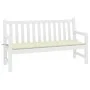 Garden bench cushion Oxford fabric cream 200x50x3 cm by , Cushions for chairs and sofas - Ref: Foro24-47609, Price: 27,91 €, ...